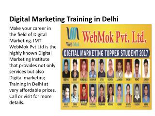Digital Marketing Institute in Dwarka Mor Delhi