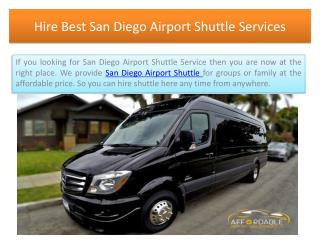Best San Diego Airport Shuttle Services