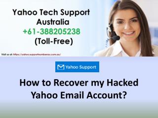 How to Recover my Hacked Yahoo Email Account?