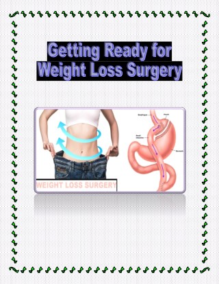 Getting Ready for Weight Loss Surgery - Total Lifestyle Credit