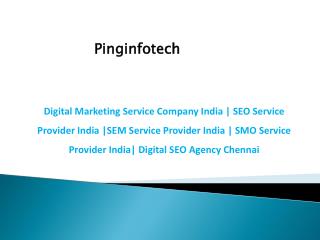 Digital Marketing Service Company India | SMO Service Provider India