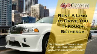 Rent A Limo to Drive You Through Bethesda
