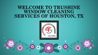 Clean Your Home Windows with Trushinewindowcleaning.com