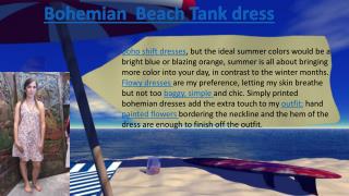 Bohemian Beach Tank dress