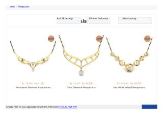 Mangalsutra shopping online