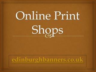 Online Print Shop - edinburghbanners.co.uk