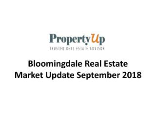 Bloomingdale Real Estate Market Update September 2018