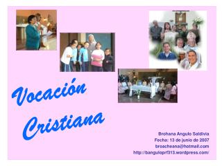 Vocación Cristiana