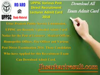 Download all exam admit card