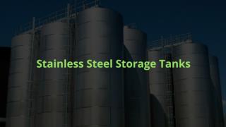 Stainless Steel Storage Tanks