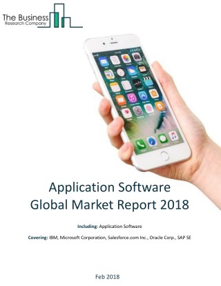 Application Software Global Market Report 2018