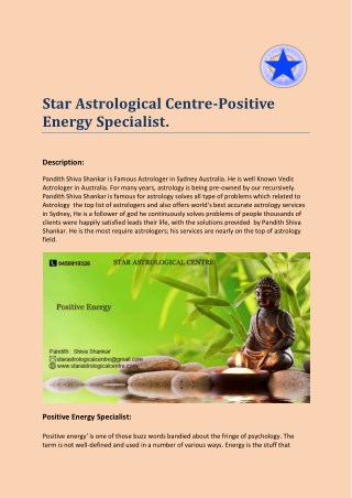 Star Astrological Centre-Positive Energy Specialist.