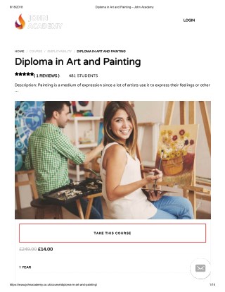 Diploma in Art and Painting - john Academy