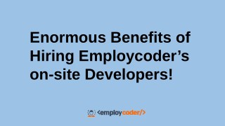 Hire on-site Developers-Employcoder