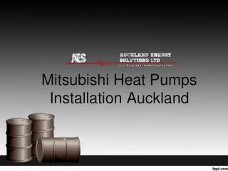 Mitsubishi Heat Pumps Installation Auckland