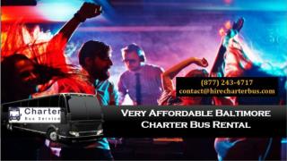 Very Affordable Baltimore Charter Bus Rental
