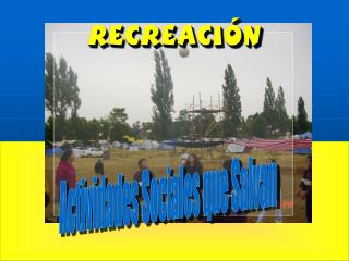 RECREACIÓN