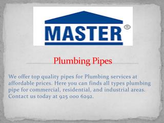 Plumbing Pipes