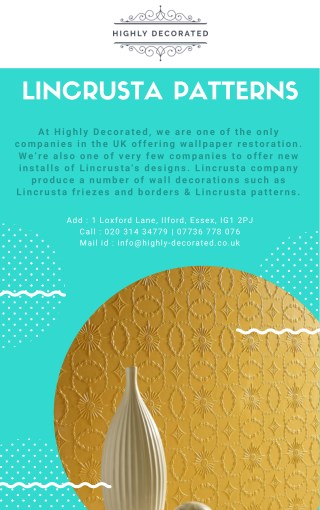 Lincrusta patterns