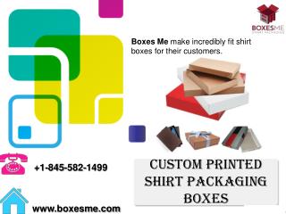 Custom Printed Shirt Packaging Boxes