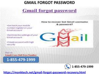 Contact Gmail forgot password to solve all password related issues 1-855-479-1999