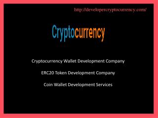 ERC20 Token Development Company - Coin Wallet Development Services