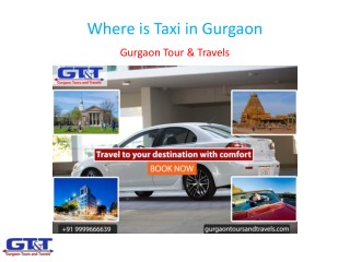 Where is Taxi in Gurgaon