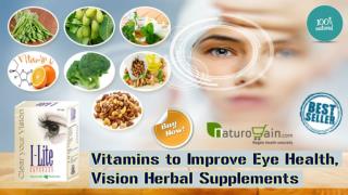 Vitamins to Improve Eye Health, Vision Herbal Supplements