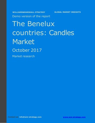 WMStrategy Benelux countries Candles Market October 2017