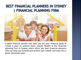 Best Financial Planners in Sydney | Financial Planning Firm