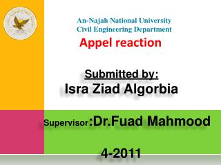 Appel reaction