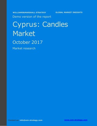 WMStrategy Demo Cyprus Candles Market October 2017