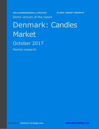 WMStrategy Demo Denmark Candles Market October 2017