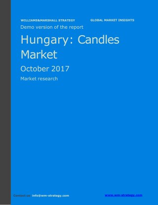 WMStrategy Demo Hungary Candles Market October 2017