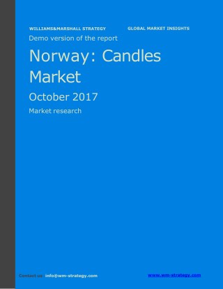 WMStrategy Demo Norway Candles Market October 2017