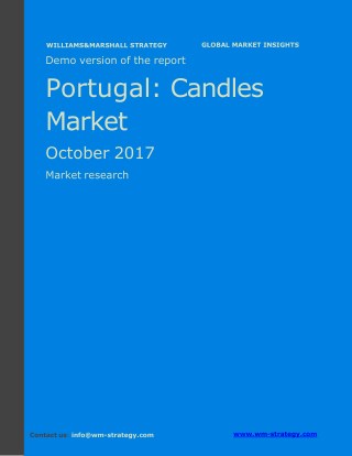 WMStrategy Demo Portugal Candles Market October 2017