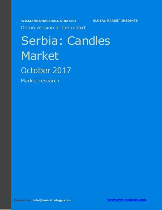 WMStrategy Demo Serbia Candles Market October 2017