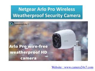 Netgear Arlo Pro Wireless Weatherproof Security Camera