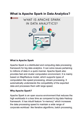 What is Apache Spark in Data Analytics?