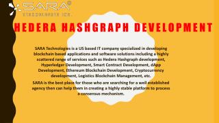 Hedera Hashgraph Development Services