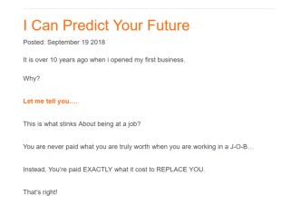 I Can Predict Your Future | Success Accounting Group - Accountant Melbourne