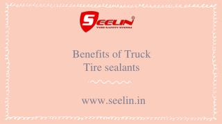 Benefits of Truck Tire sealants – Seelin Tyre Safety System