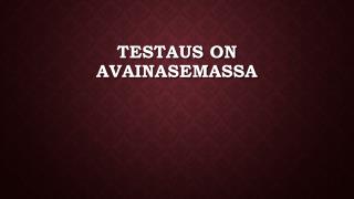 Testaus On Avainasemassa