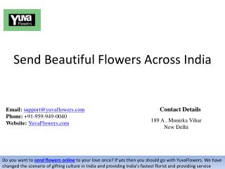 Send Beautiful Flowers Across India