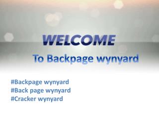 Backpage wynyard Classified Posting Site