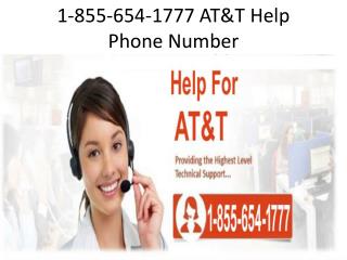 1-855-654-1777 Help & Support AT&T