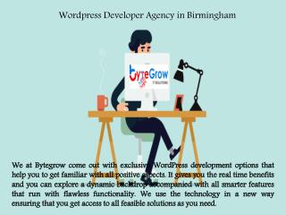 Wordpress Developer Agency in Birmingham