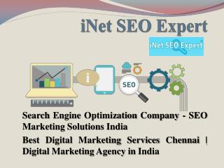 #1 Best Digital Marketing Services Chennai | iNet SEO Expert