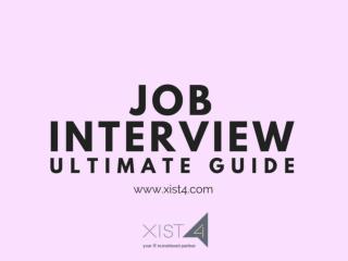 Ultimate Guide for Job Interview