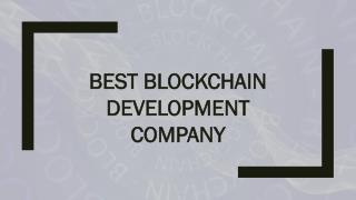 Best Blockchain Development Company | Private Blockchain Development Services